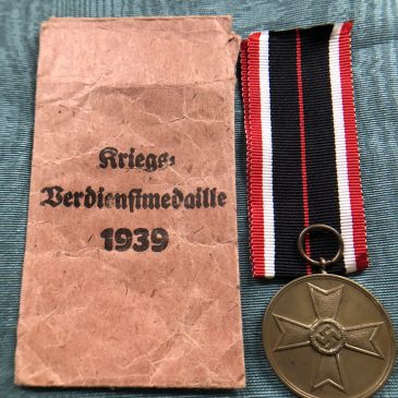 War Merit Medal with packet of issue