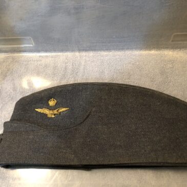 WW2 RAF Officers side cap dated 1943
