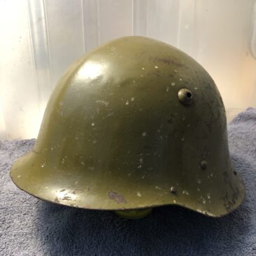 Bulgarian M36 helmet original throughout