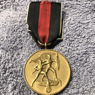 A Sudatenland medal 1st of Oktober