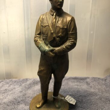 Adolf Hitler original WW2 bronze bust figure 11″ tall